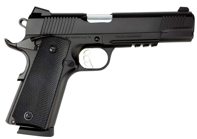 1911 DUTY BLK 45ACP 5" RAIL 10100529