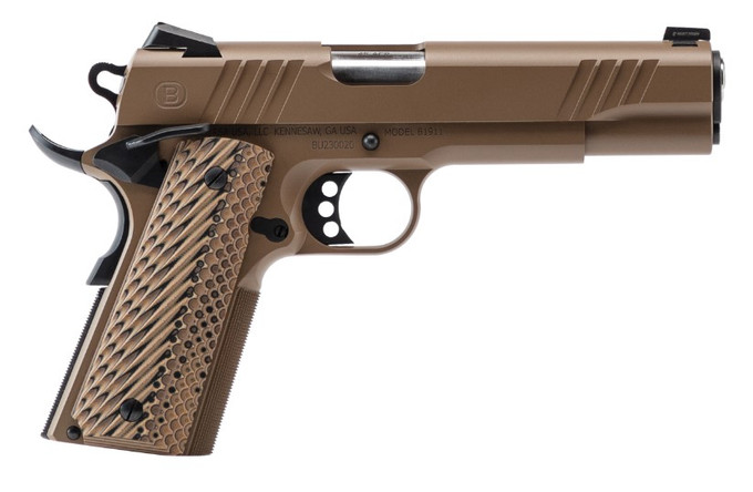 BERSA 1911 45ACP 5" FDE 8+1 B19117050DEHB