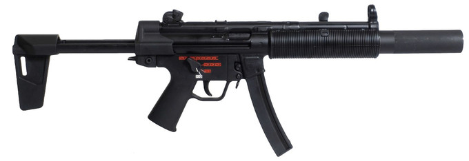 AP5SD 9MM BLK 5.75 30+1 BRACE HG7886MB-N