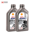 Shell Advance Ultra 4T 15W-50 Fully Synthetic Motorcycle Oil 2 Litre 2L (1L X 2)