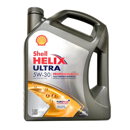 Shell Helix Ultra Professional AG 5W-30 Acea C3, Dexos 2 GM 5W30 Full Synthetic Engine Oil 5 Litres