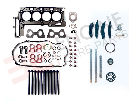 BMW ENGINE HEAD GASKET TIMING CHAIN KIT HEAD BOLTS FITS N47D20A N47D20B N47D20D 