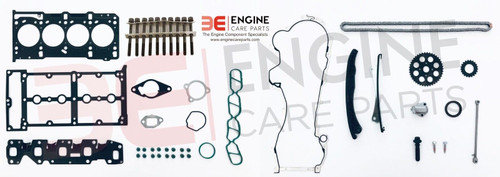 VAUXHALL CORSA COMBO 1.3 CDTi TIMING CHAIN KIT + HEAD GASKET SET + BOLTS