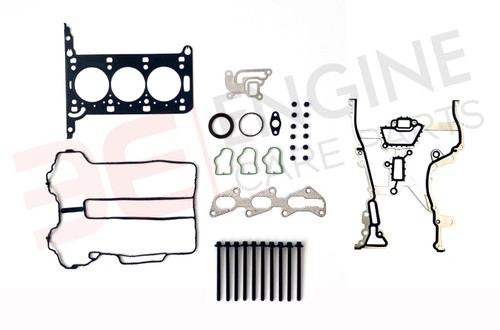 HEAD GASKET SET & BOLTS AGILA CORSA 1.0 Z10XEP 03 on C D TWIN PORT VAUXHALL OPEL