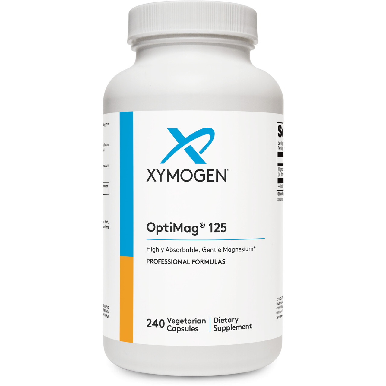 Xymogen OptiMag 125 (240 Capsules) | Magnesium Supplement for