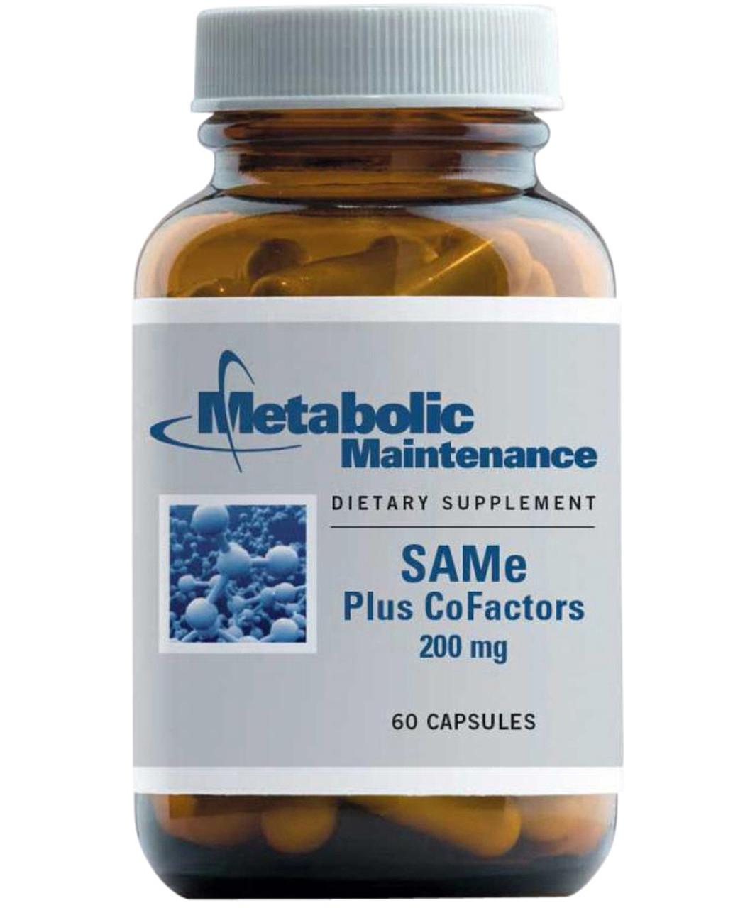  NOW Supplements, SAMe (S-Adenosyl-L-Methionine)200 mg, Nervous  System Support*, 60 Veg Capsules : Health & Household