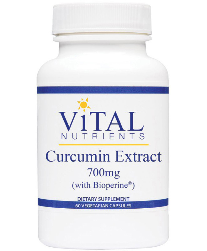 Curcumin Extact Curcumin Extract 60 veggie capsules 750 milligrams by Vital Nutrients