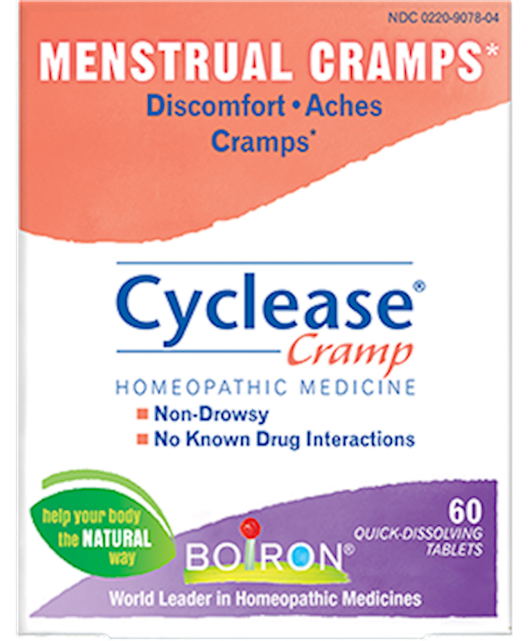 Cyclease Cramp, Menstrual Cramps, 60 Quick-Dissolving Tablets