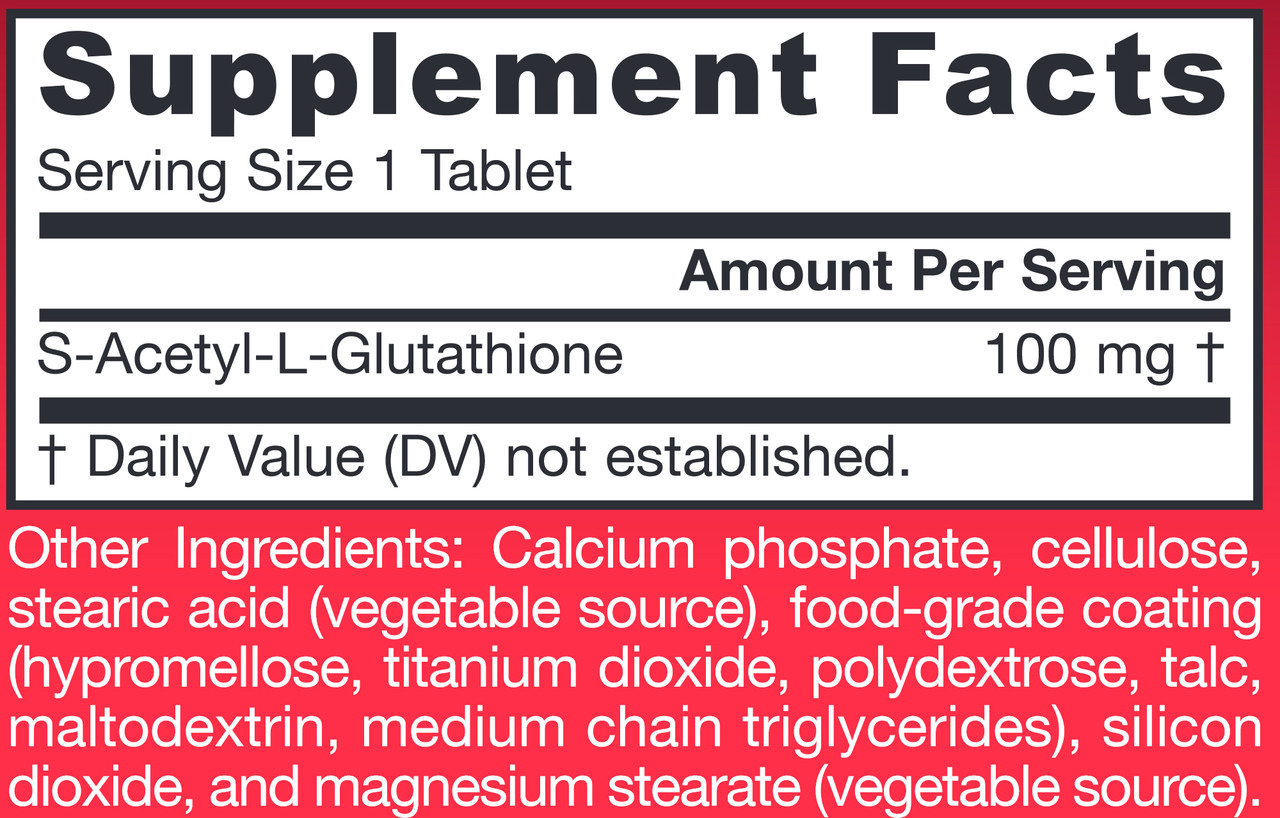 S-Acetyl L-Glutathione 60 tablets - AcuAtlanta - Acupuncture Atlanta S-Acetyl L-Glutathione 60 tablets - AcuAtlanta - Acupuncture Atlanta