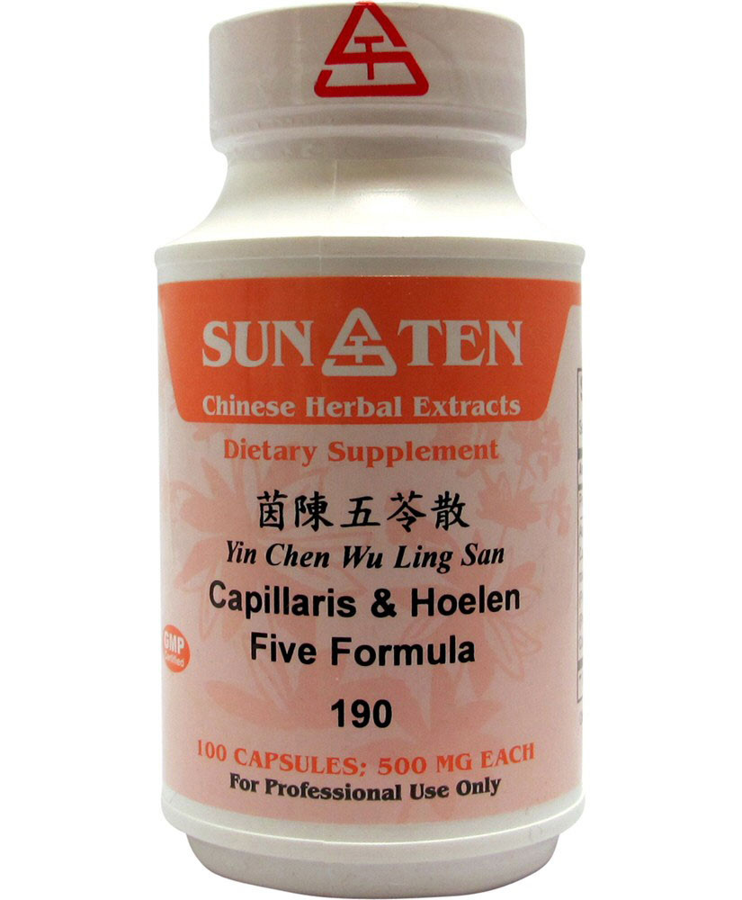 Yin Chen Wu Ling San by Sun Ten: Yin Chen Wu Ling San (190) 100 capsules
