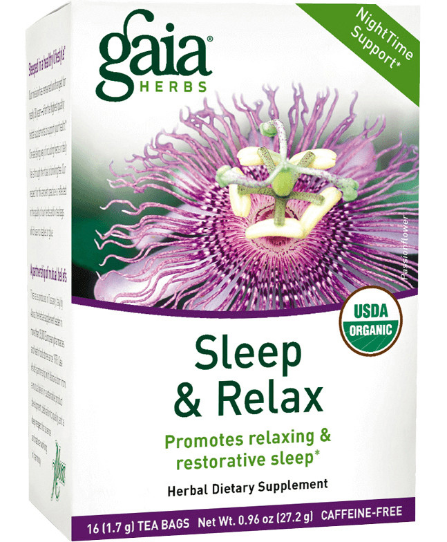 Sleep and Relax Herbal Tea by Gaia Herbs