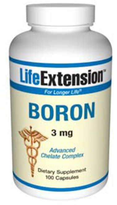 Life Extension Boron 100 capsules 3 milligrams
