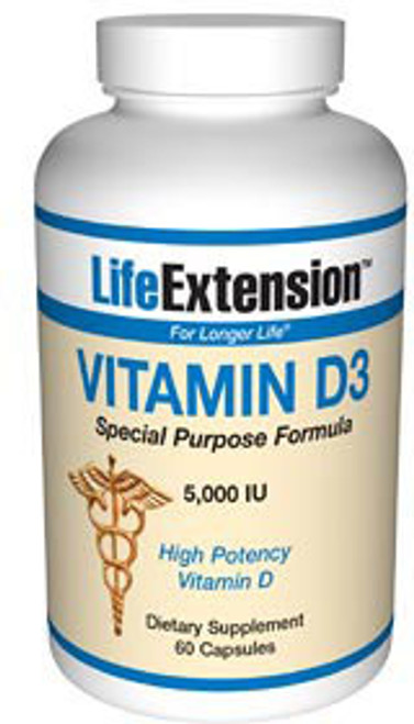 Vitamin D3 60 capsules 5000 i.u.