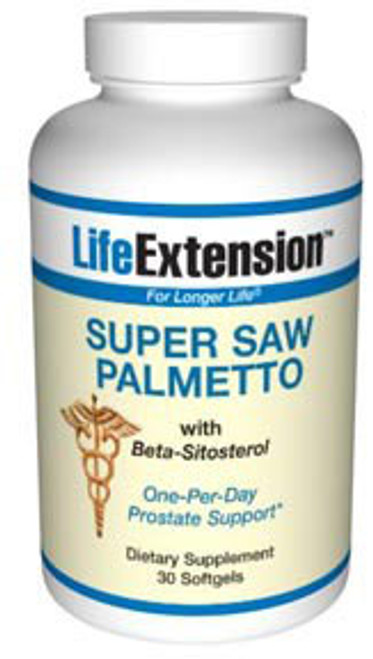 Super Saw Pametto w Beta Sitosterol 30 soft gelcaps 320 milligrams