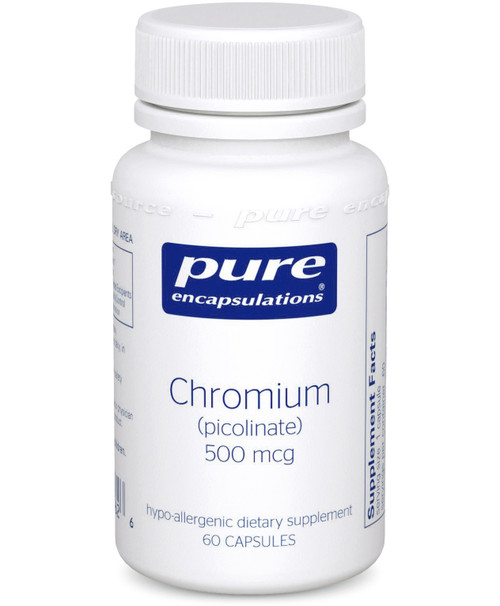 Chromium (picolinate) 500 mcg 60 veggie capsules