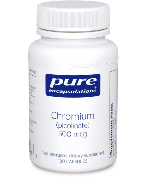 Chromium (picolinate) 500 mcg 180 veggie capsules