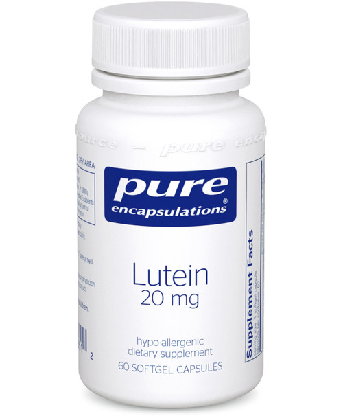 Lutein 60 softgel capsules 20 milligrams