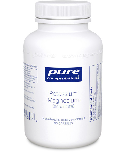 Potassium Magnesium (Aspartate) 90 vegetable capsules