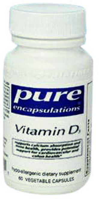 Vitamin D3 60 veggie capsules 400 i.u.