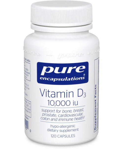 Vitamin D3 10,000 iu 120 veggie capsules