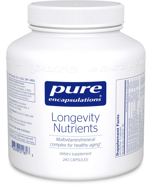 Longevity Nutrients 240 vegetable capsules