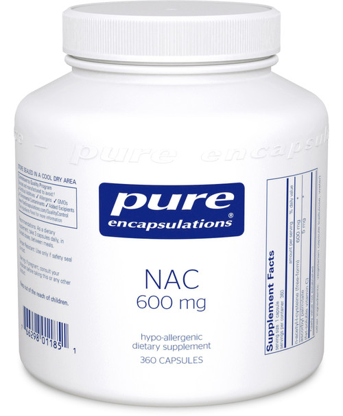 NAC 600 mg 360 vegetarian capsules