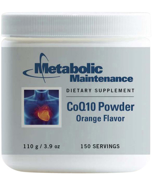 CoQ10 Powder Orange Flavor 150 servings 100 mg