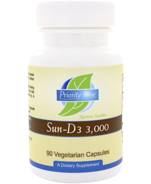 Sun D3 90 vegetarian capsules 3000 i.u.