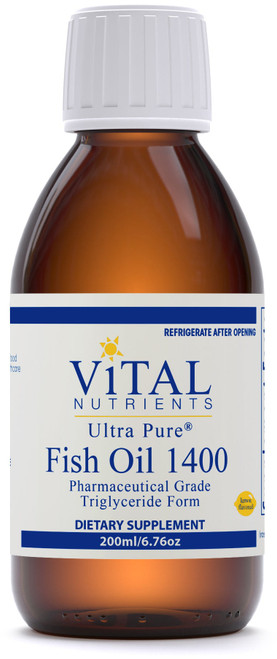 Ultra Pure Fish Oil 1400 Pharmaceutical Grade 200 milliliters