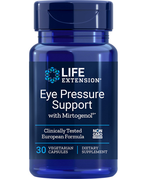 Eye Pressure Support with Mirtogenol 30 veggie capsules 120 milligrams