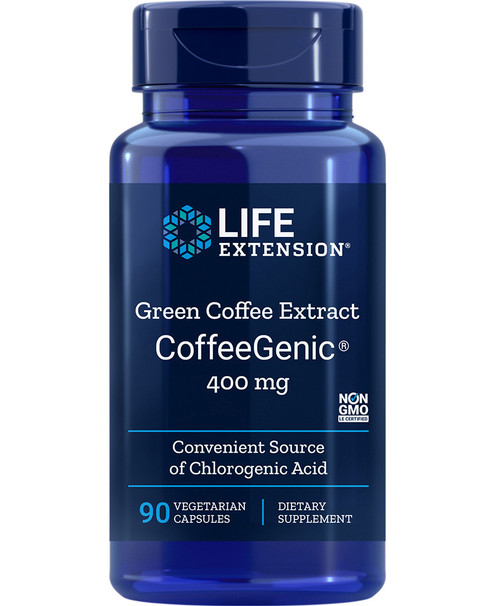 Coffeegenic Green Coffee Extract 90 veggie capsules 400 milligrams