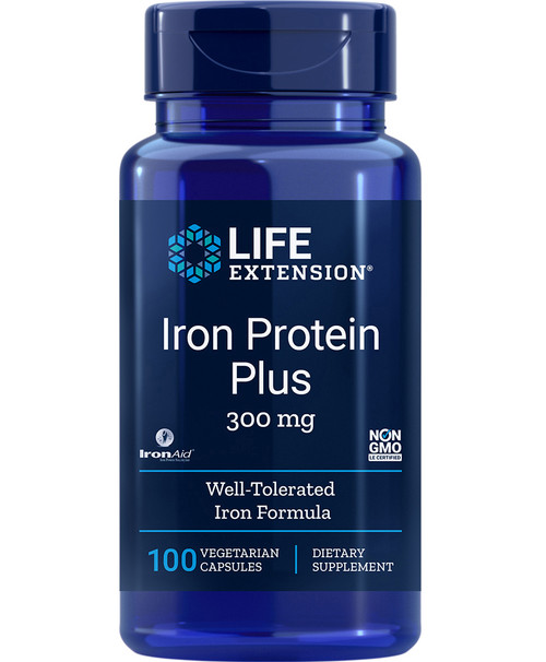 Iron Protein Plus 100 veggie capsules 300 milligrams