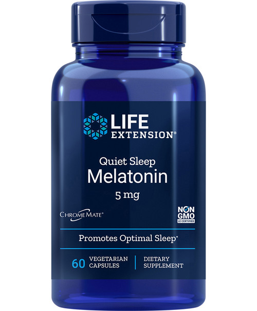 Quiet Sleep Melatonin 60 veggie capsules 5 milligrams
