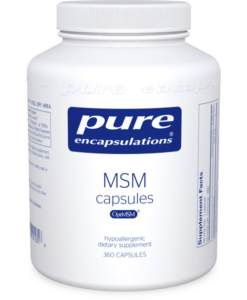 MSM Capsules 360 vegetable capsules