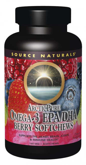 ArcticPure Omega-3 EPA/DHA Berry Softchews 30 chews 155 milligrams