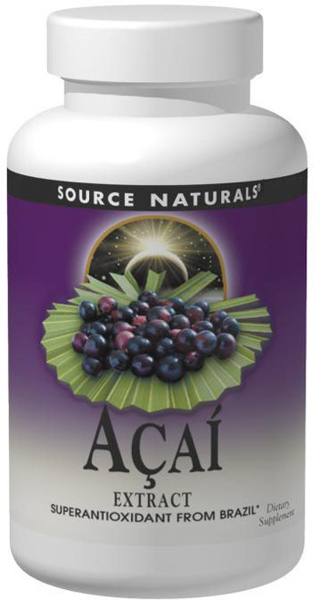 Acai Extract 60 veggie capsules 500 milligrams