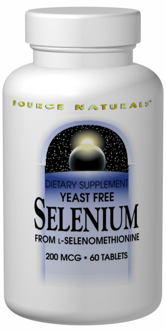 Selenium, Yeast Free 120 tablets 200 micrograms