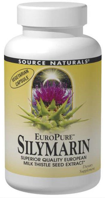 EuroPure Silymarin 60 capsules 200 milligrams