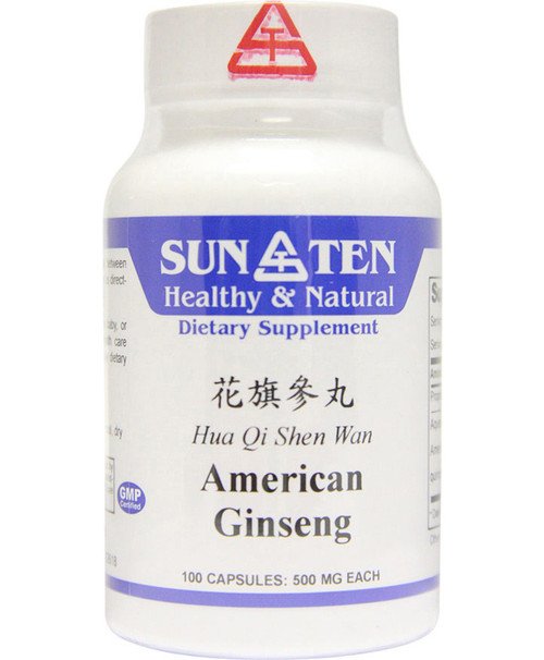 American Ginseng 100 capsules 500 milligm