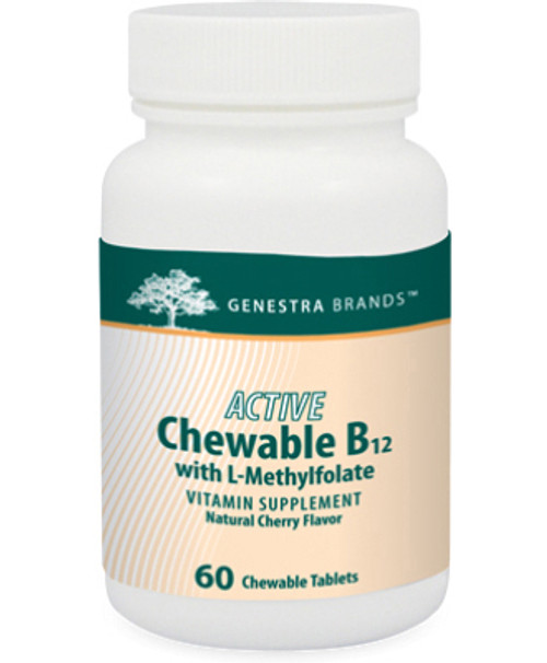 Active Chewable B12 with L-Methylfolate 60 tablets