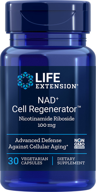 NAD+ Cell Regenerator Nicotinemide Riboside 30 veggie capsules 100 milligrams