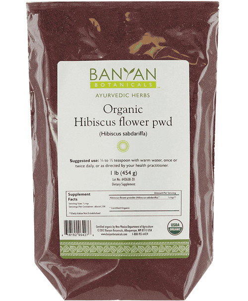 Hibiscus Flower Powder Organic 1 pound