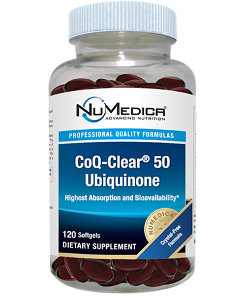 CoQ-Clear 50 Ubiquinone (Citrus-Lg) 120 soft gels Citrus