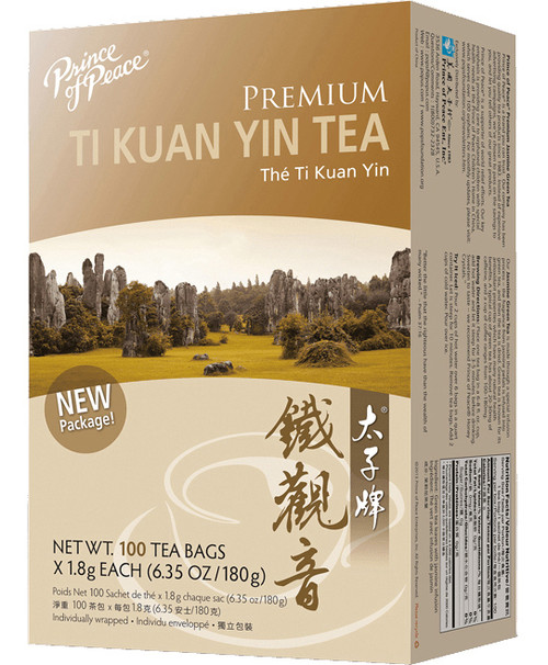 Ti Kuan Yin Tea - Premium 100 tea bags