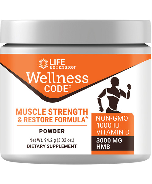 Wellness Code Muscle Strength and Restore Formula 3.32 ounce