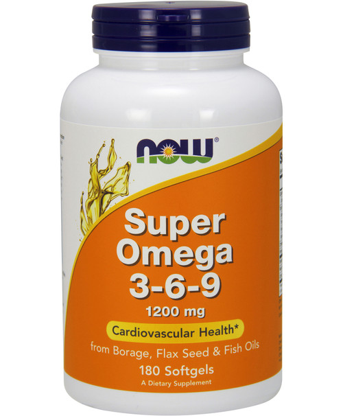 Super Omega 3-6-9 180 soft gels 1200 milligrams