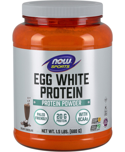 Egg White Protein, Creamy Chocolate Powder 1.5 ounce Creamy Chocolate
