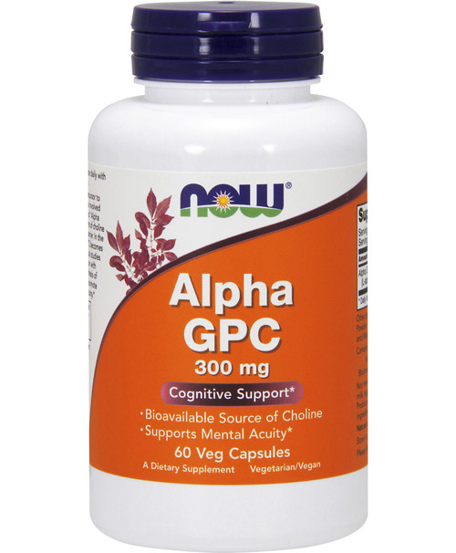 Alpha GPC 60 veggie capsules 300 milligrams