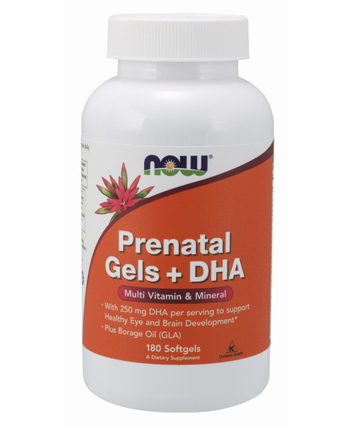 Prenatal Gels + DHA 180 soft gels