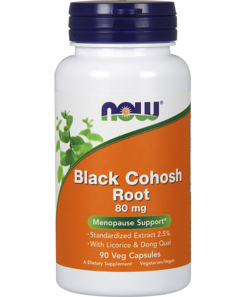 Black Cohosh Root 90 veggie capsules 80 milligrams